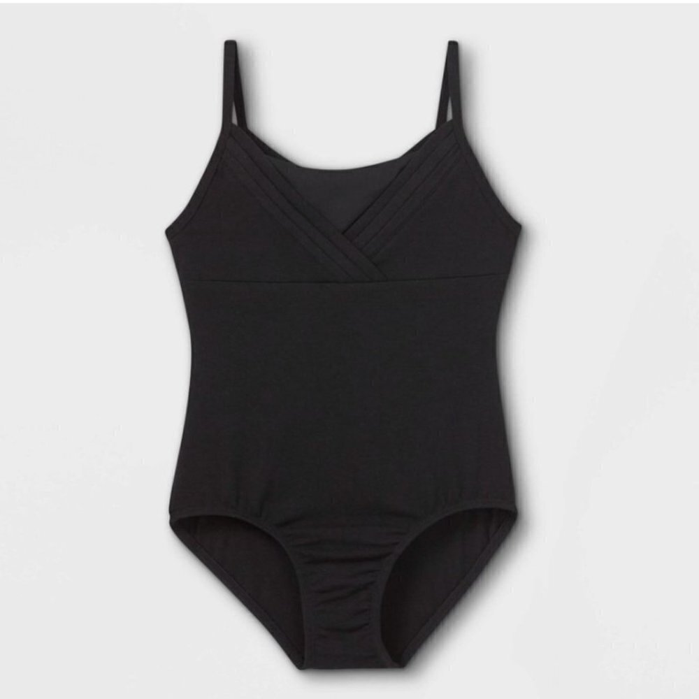 Cat & Jack Cami Dance Leotard Black Bodysuit